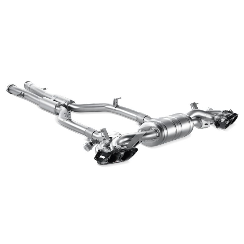 Akrapovic 10-14 AMG SLS Coupe/Roadster Evolution Line Cat Back (Titanium) w/ Carbon Tips