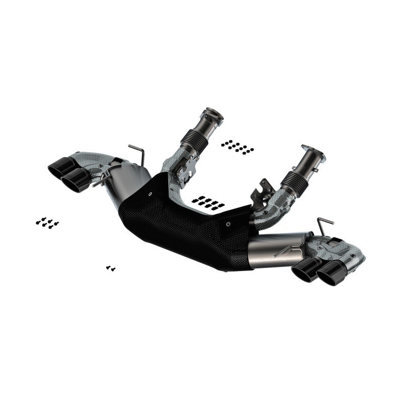 Borla 20-24 Chevy Corvette 6.2L V8 AT w/o NPP 3in S-Type Catback Exhaust – Black Chrome Tips