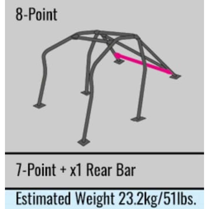 Cusco Chro-moly Roll Cage 8P GDB (S/O / No Cancel)
