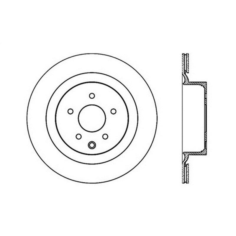 StopTech 13-17 Nissan 370Z Sport Cryo Drilled Right Rear Rotor