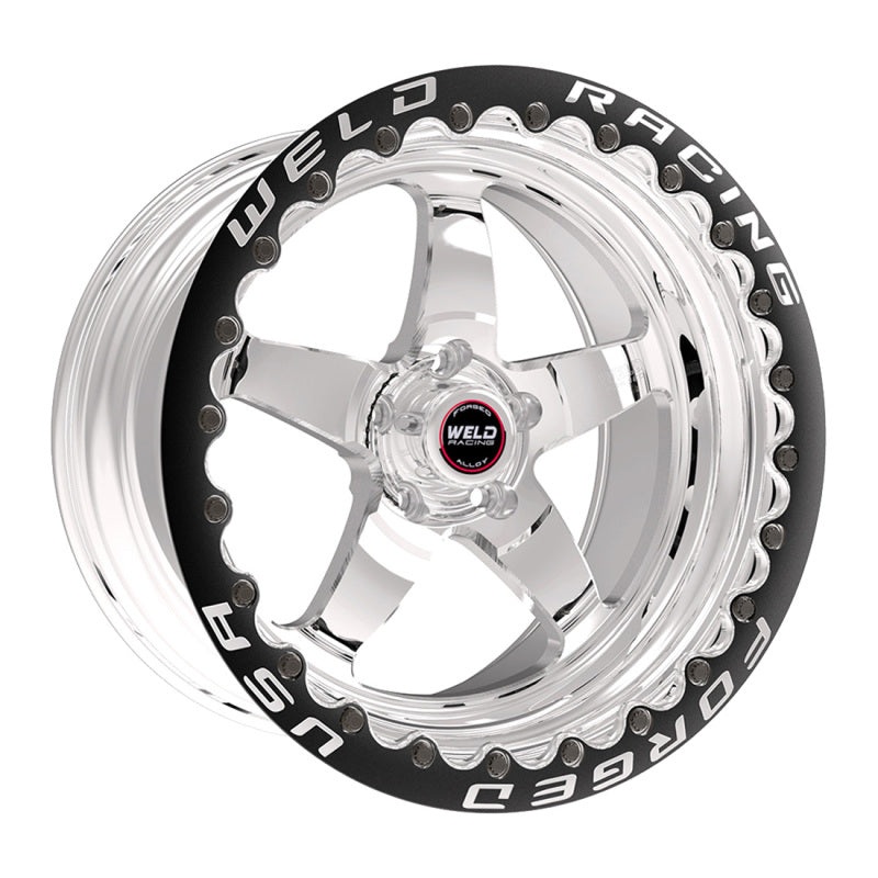Weld S71 Beadlock Wheels – 15×10.33 RT-S 5X115mm Conical Lugs, 6.5BS – Polished