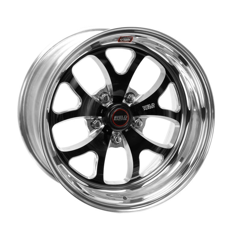 Weld S76 17×5 / 5×4.5 BP / 2.2in. BS Black Wheel (Medium Pad) – Non-Beadlock