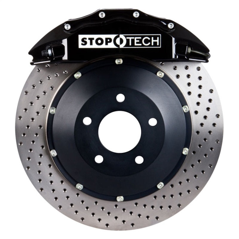 StopTech 5/93-98 Supra / 92-00 Lexus SC300/SC400 BBK Front Black ST-60 Calipers 355×32 Drilled Rotor