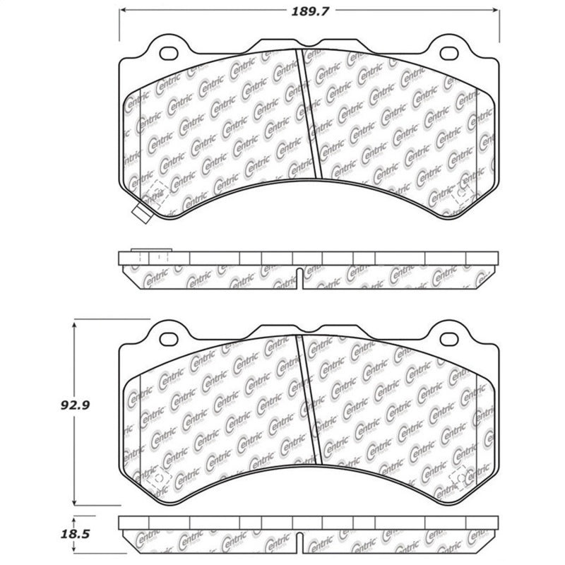 StopTech Street Touring Brake Pads – Front
