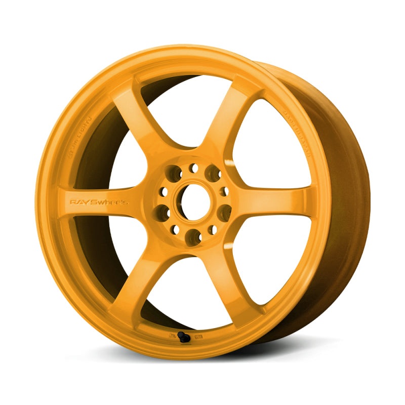 Gram Lights 57DR 18×9.5 +38 5-100 Mach Yellow