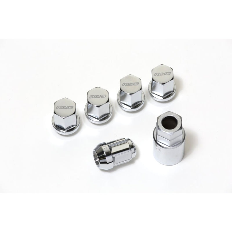Rays 19 Hex Lock & Lug Nut Set M14x1.5 – Chrome