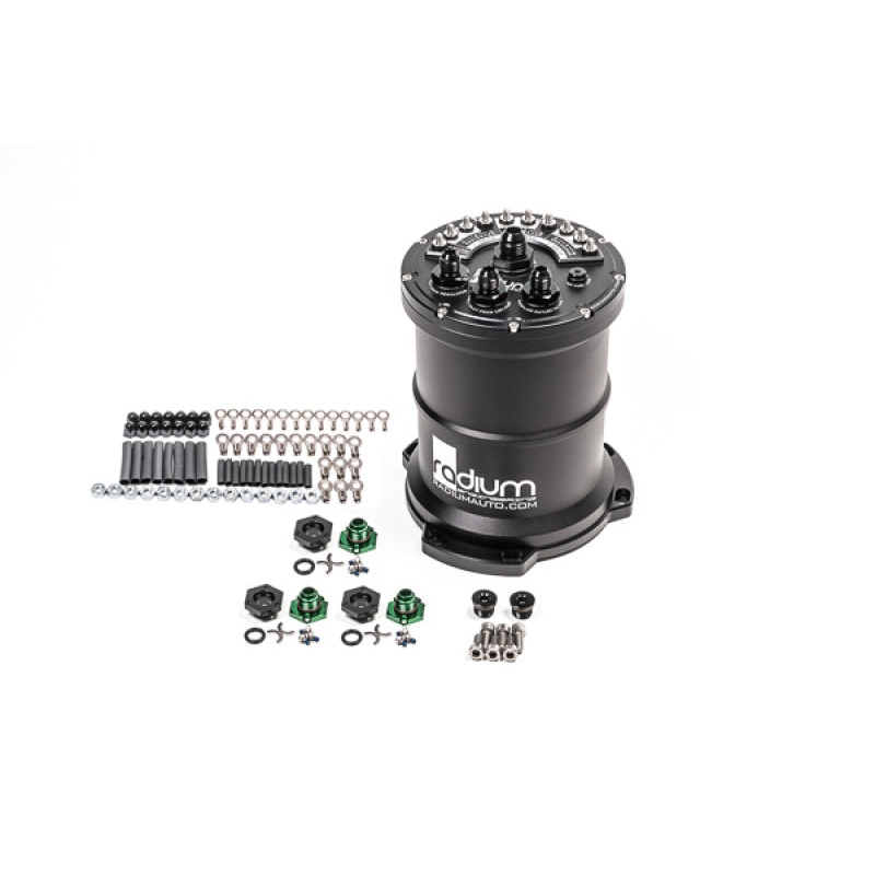 Radium Multi-Pump Fuel Surge Tank Fits Bosch BR540 / Deatschwerks DW400 (Pumps Not Included)