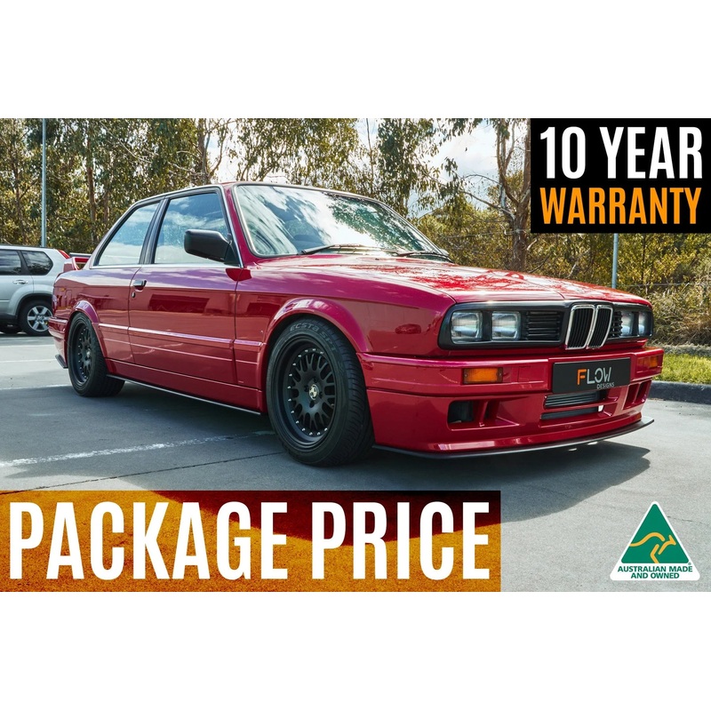 Flow Designs Full Splitter Set – E30 M-Tech 2