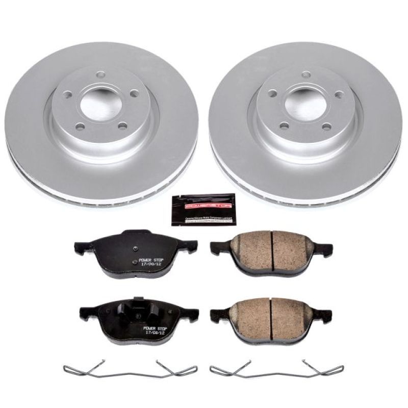 PowerStop Power Stop 13-17 Ford C-Max Front Z23 Evolution Sport Coated Brake Kit