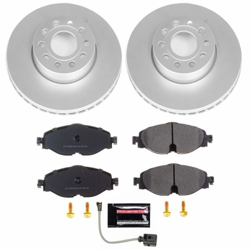 PowerStop Power Stop 15-18 Audi A3 Front Z23 Evolution Sport Coated Brake Kit