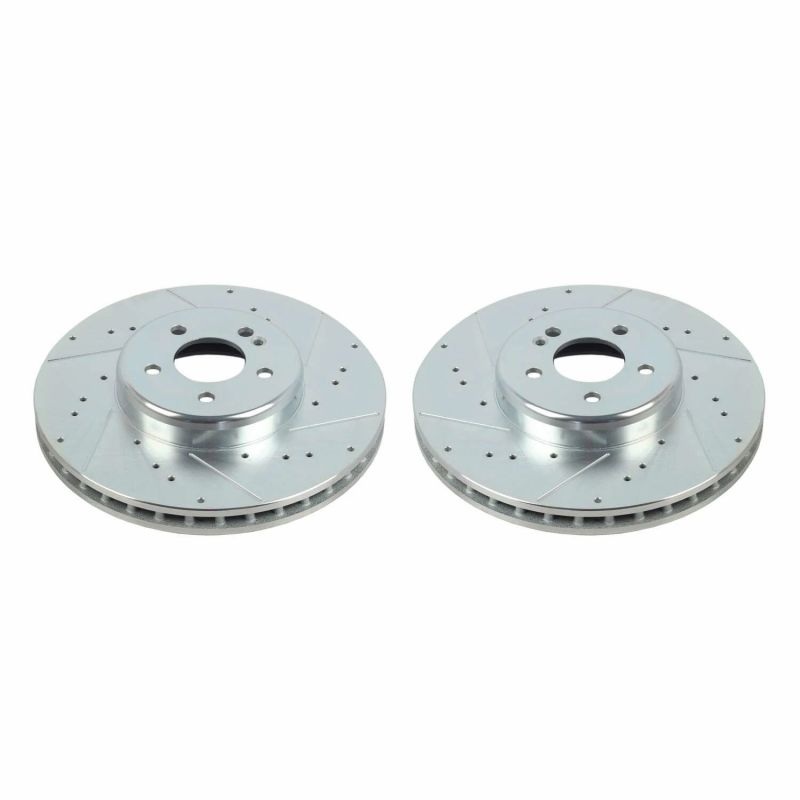 PowerStop Power Stop 16-20 Mercedes-Benz GLC300 Front Evolution Drilled & Slotted Rotors – Pair