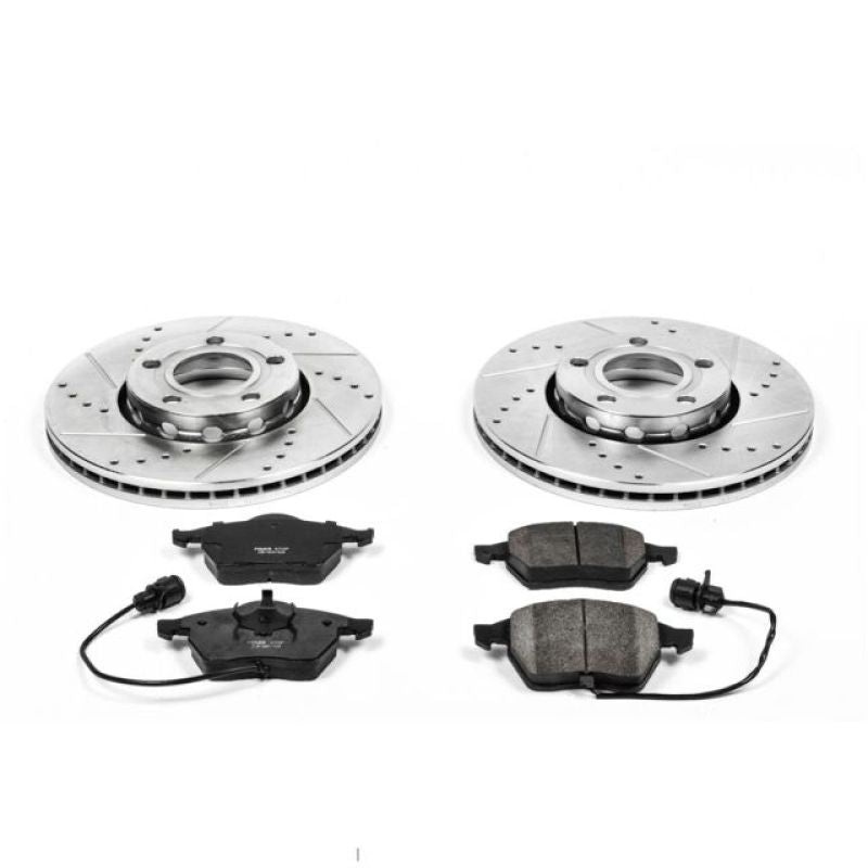 PowerStop Power Stop 95-97 Audi A6 Front Z23 Evolution Sport Brake Kit