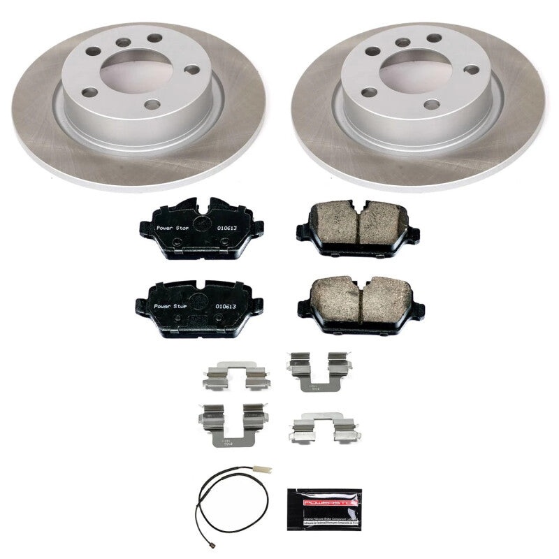 PowerStop Power Stop 13-16 Mini Cooper Paceman Rear Semi-Coated Rotor Kit