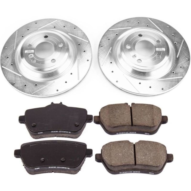 PowerStop Power Stop 15-16 Mercedes-Benz SL400 Rear Z23 Evolution Sport Brake Kit