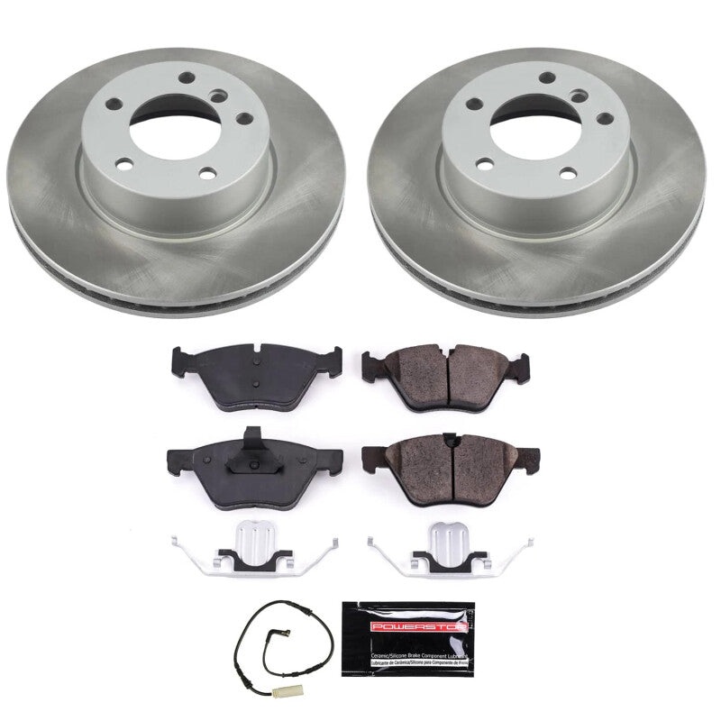 PowerStop Power Stop 2006 BMW 325i Front Semi-Coated Rotor Kit