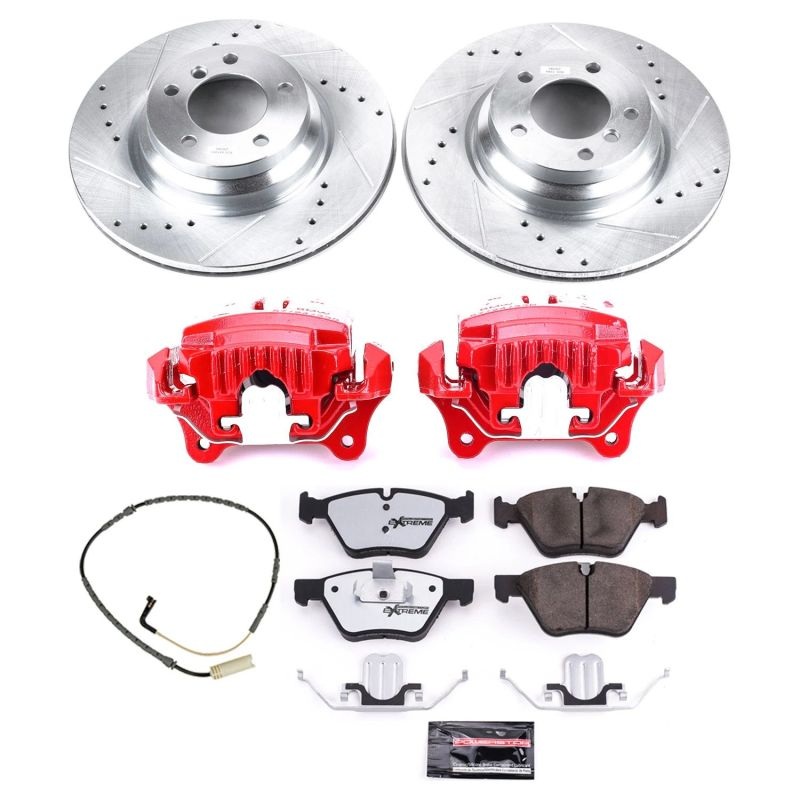 PowerStop Power Stop 2006 BMW 330xi Front Z26 Street Warrior Brake Kit w/Calipers