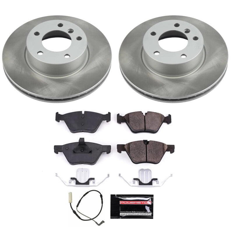 PowerStop Power Stop 2007 BMW 328xi Front Semi-Coated Rotor Kit