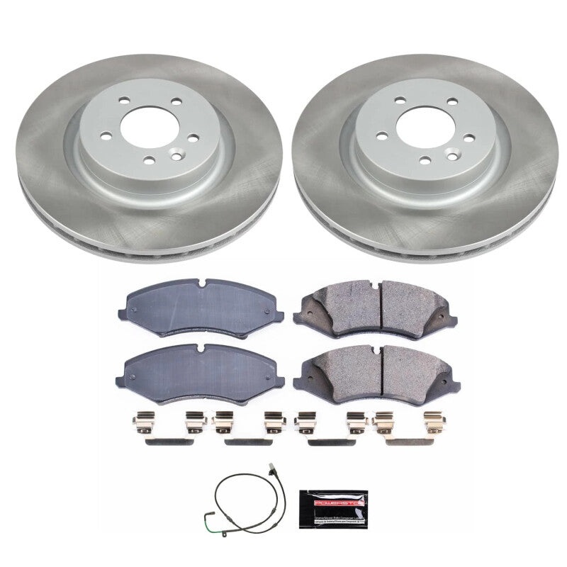 PowerStop Power Stop 2010 Land Rover LR4 Front Semi-Coated Rotor Kit