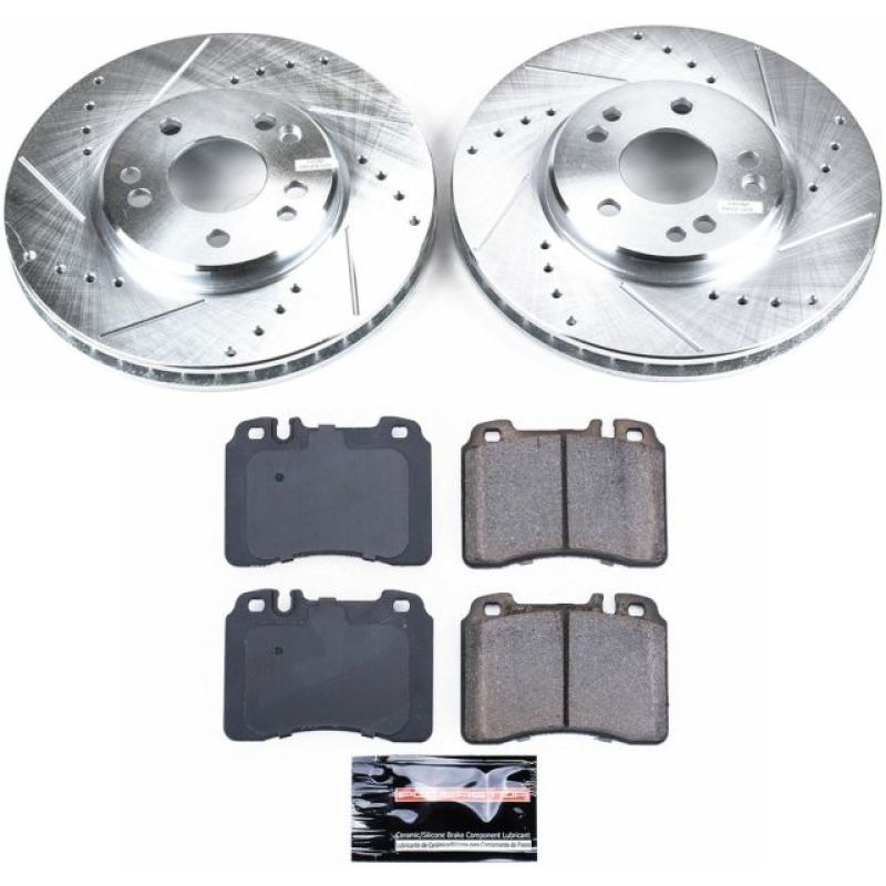 PowerStop Power Stop 90-93 Mercedes-Benz 300SL Front Z23 Evolution Sport Brake Kit