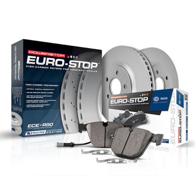 PowerStop Power Stop 99-06 Audi TT Rear Euro-Stop Brake Kit