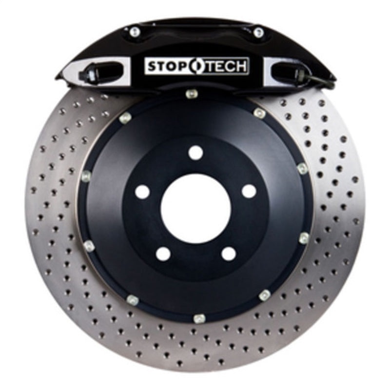StopTech BBK 95-99 BMW M3 (E36) / 98-02 MZ3 Coupe/Roadster Front ST-40 355×32 Black Drilled Rotor