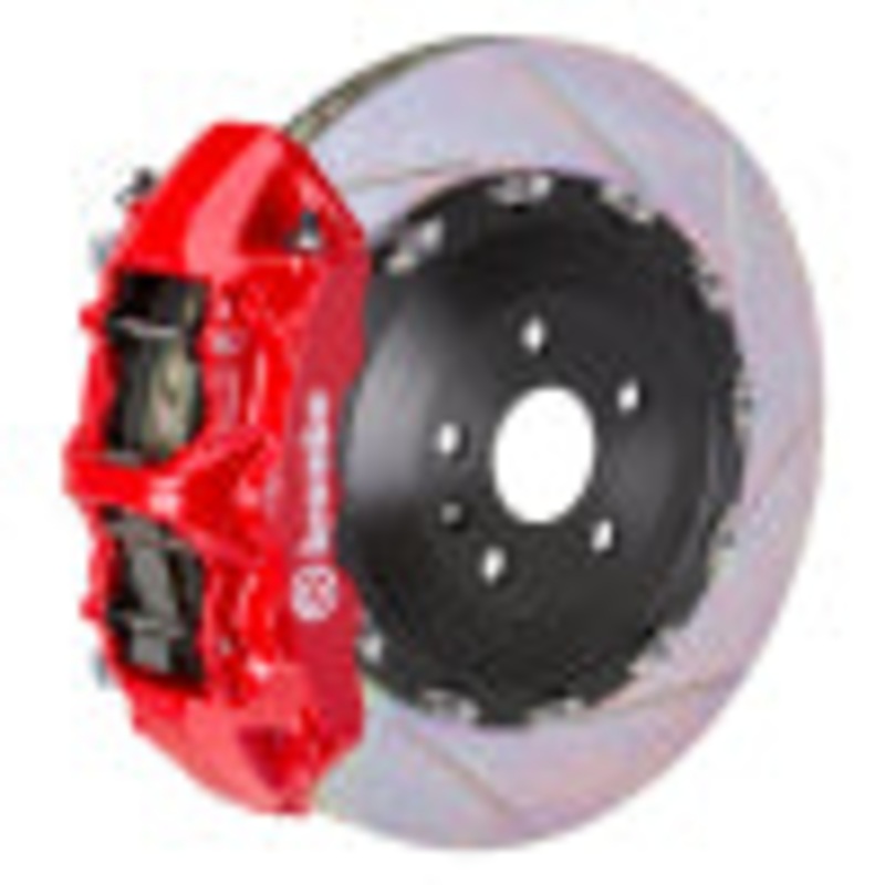 Brembo 25+ BMW X3 30/BMW X3 M50 xDrive Fr GT BBK 6 Pist Cast 405×34 2pc Rotor Slotted Type1- Red