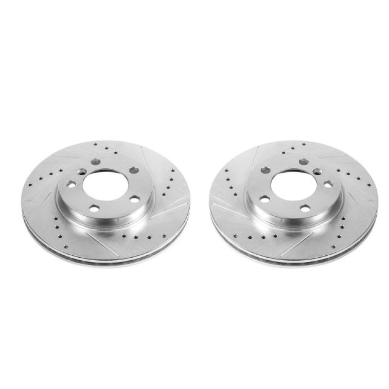 PowerStop Power Stop 11-16 Mini Cooper Countryman Front Evolution Drilled & Slotted Rotors – Pair