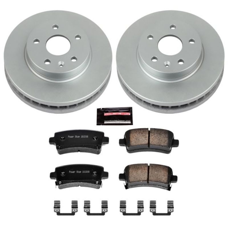 PowerStop Power Stop 12-16 Buick LaCrosse Rear Z17 Evolution Geomet Coated Brake Kit