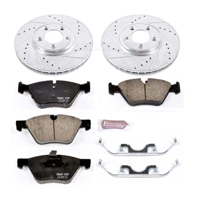 PowerStop Power Stop 2005 Jaguar S-Type Front Z23 Evolution Sport Brake Kit