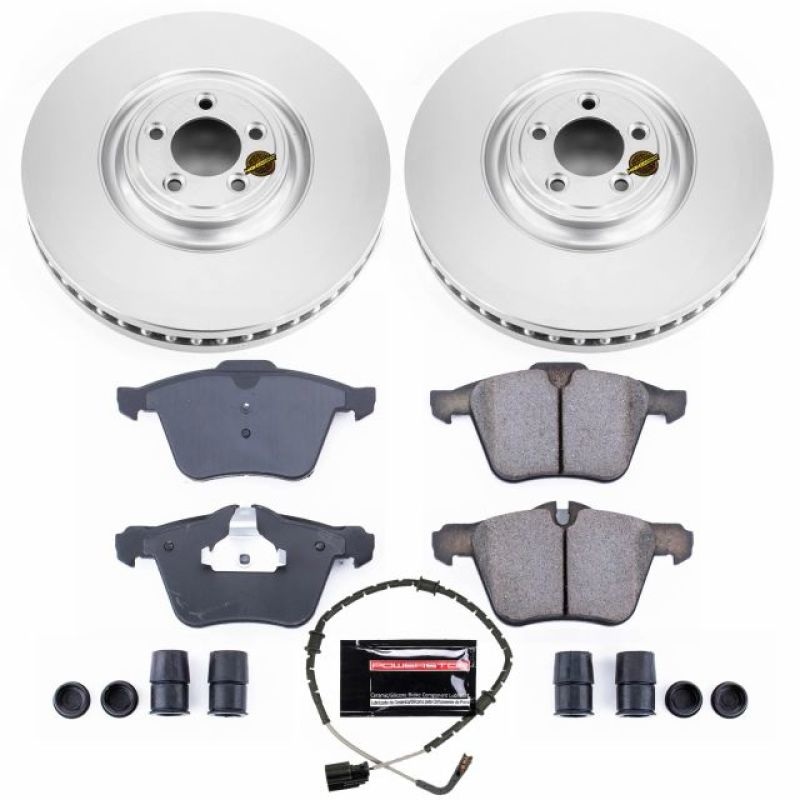 PowerStop Power Stop 2018 Jaguar XJ Front Z23 Coated Brake Kit