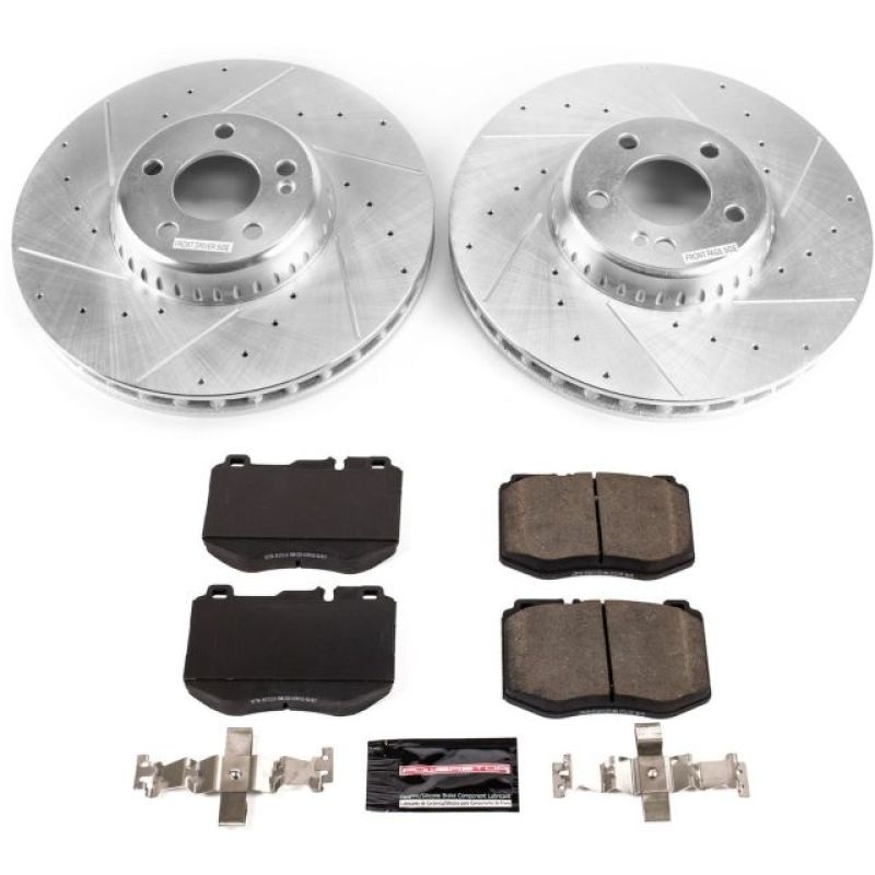PowerStop Power Stop 2018 Mercedes-Benz C350e Front Z23 Evolution Sport Brake Kit