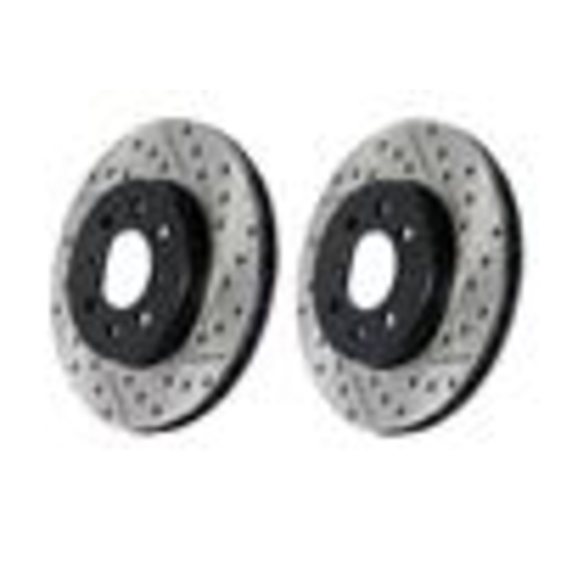 Stoptech Centric C-Tek 12-15 Mercedes-Benz ML63 AMG High Carbon OE Design Slotted / Drilled 1PC Brake Rotor