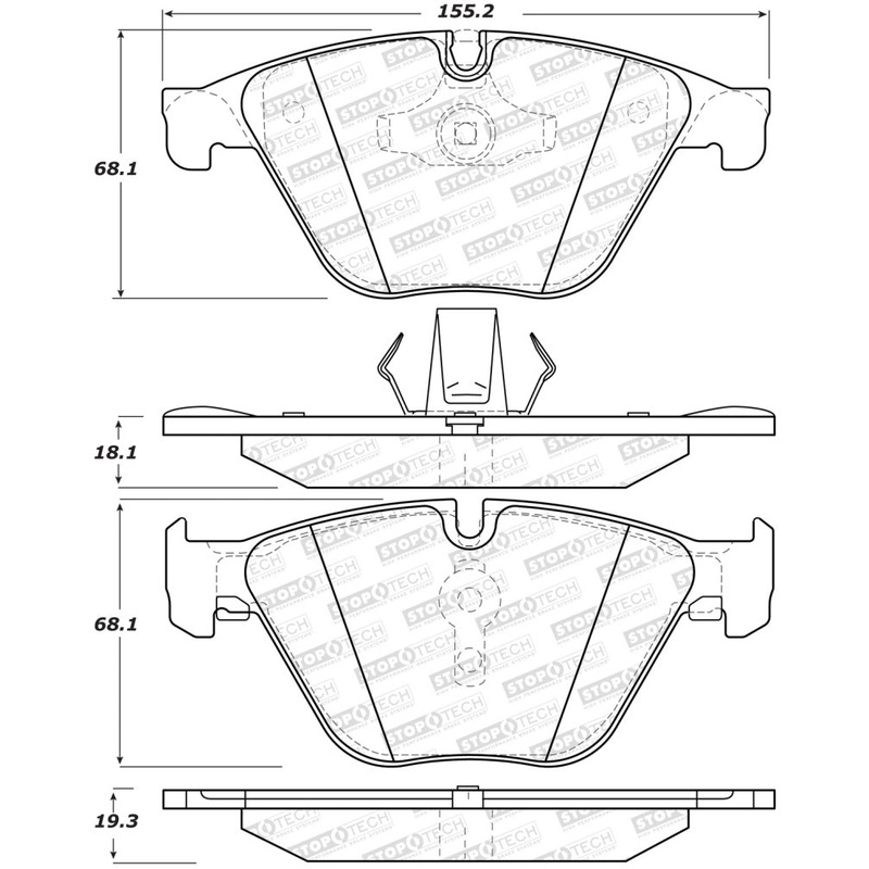 StopTech Street Brake Pads – Front