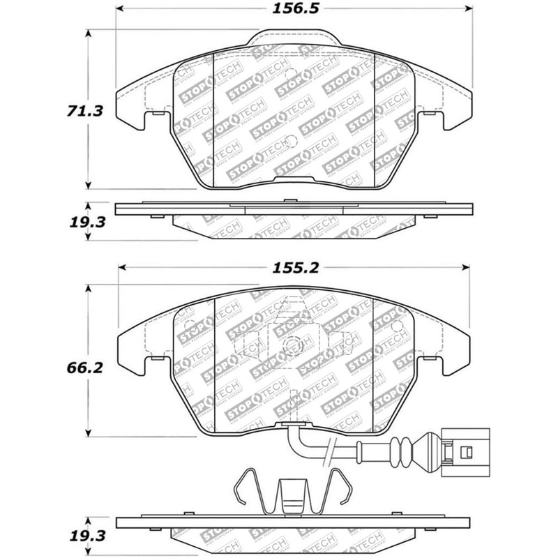 StopTech Street Select Brake Pads – Front