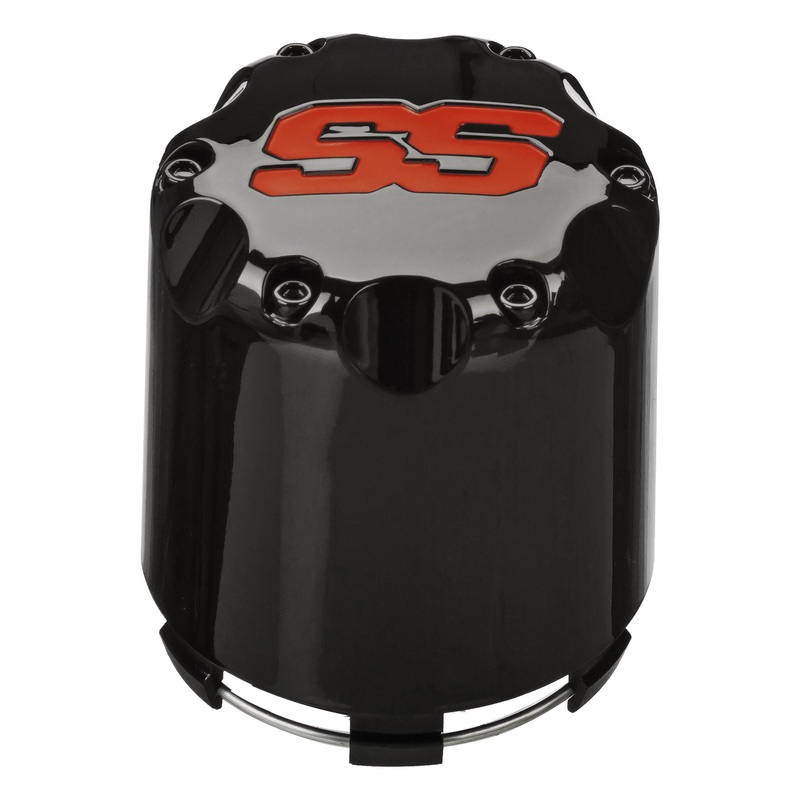 Black Snap In Cap w/Red “SS”