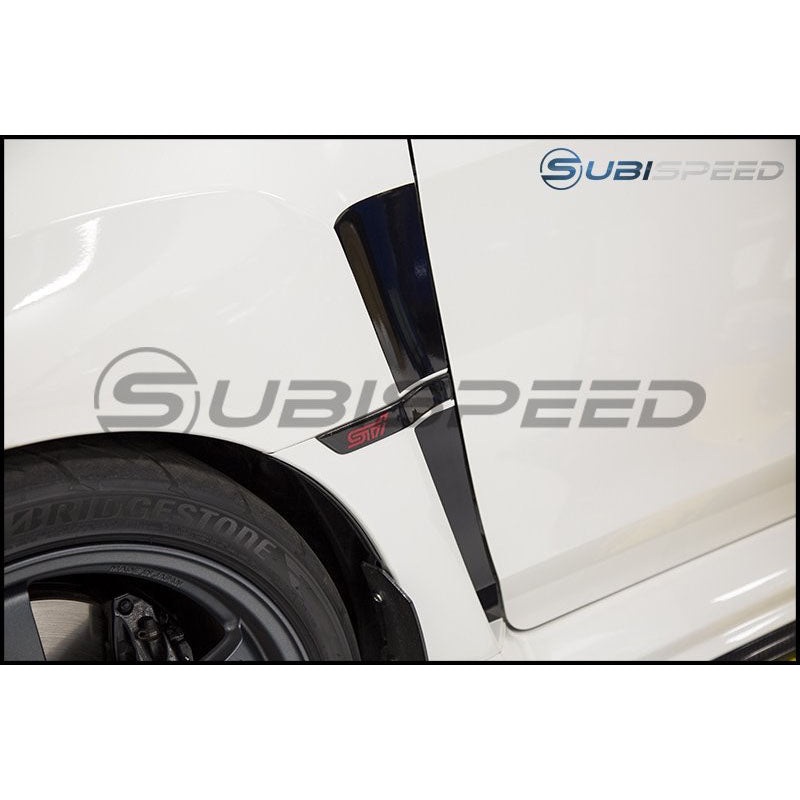 Black Vinyl Fender Vent Insert Set – 15+ WRX/STI