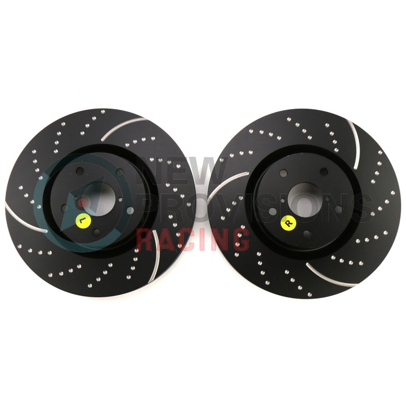 EBC Brakes Gen 3 3GD Series Sport/Dimpled Slotted Front Brake Rotors – 2005-2017 STI