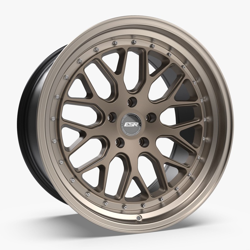 ESR CS1 18×8.5 5×114.3 +30 Matte Bronze Wheel – Universal