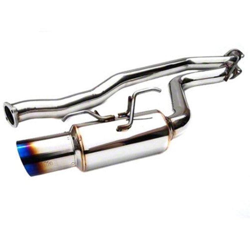 Invidia Racing Series Single Exit Catback Exhaust Titanium Tip – 2008-2014 Sedan WRX / 2011-2014 Sedan STI