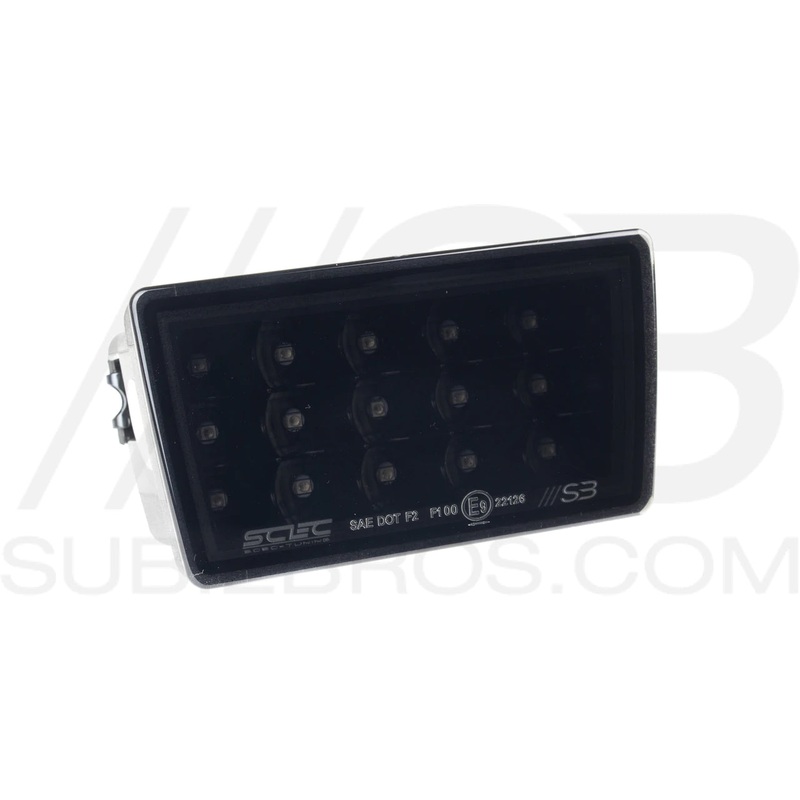 Sp3c Built V2 F1 LED Rear Fog Light Smoked Lens – 15-21 WRX/STi