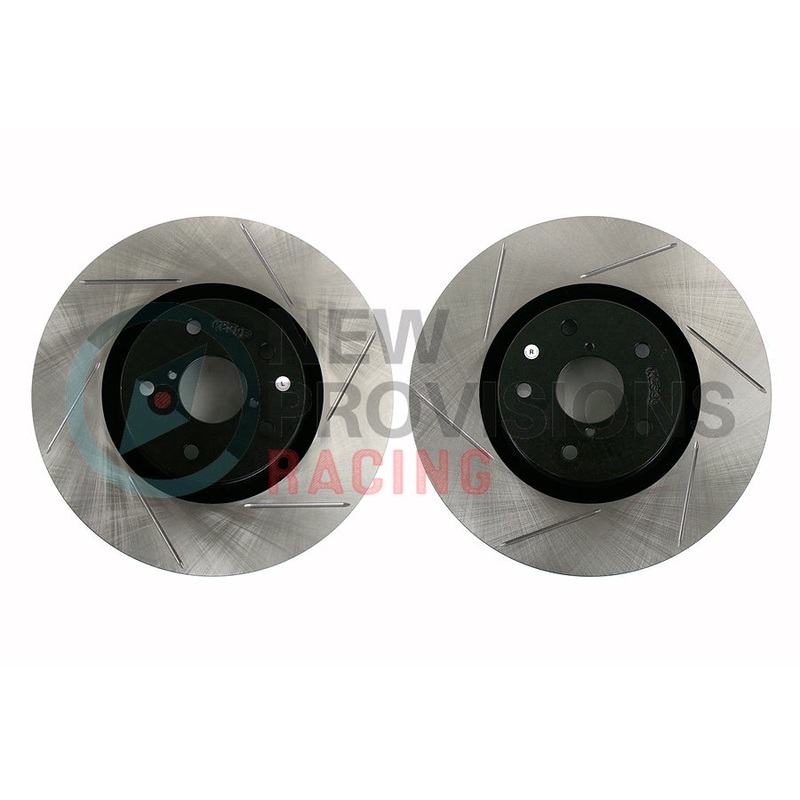 StopTech Slotted Sport Brake Rotor Front Pair – 2004 STI – 5×100