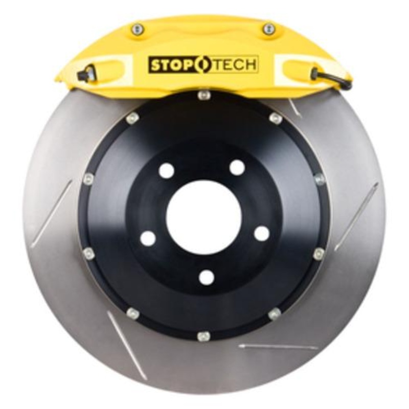 StopTech ST-40 Big Brake Kit Front 355x32mm Slotted Rotors Yellow Calipers – 15-20 WRX
