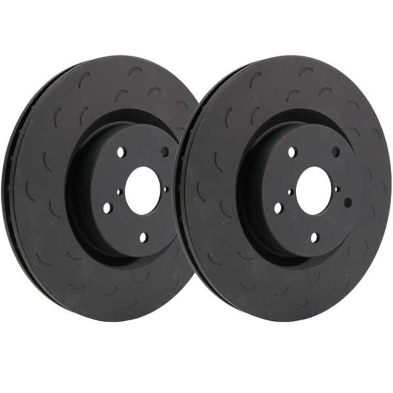 Hawk Talon Slotted Rotors – Pair – Front
