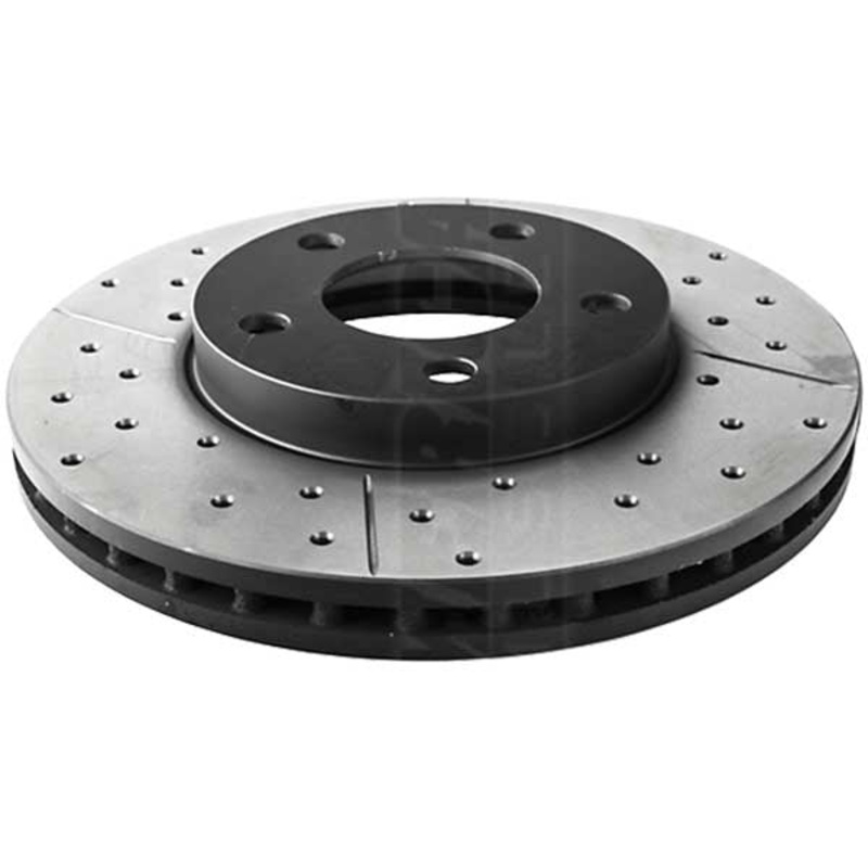 DBA Street Series X Drilled & Slotted Brake Rotor – Each – Front