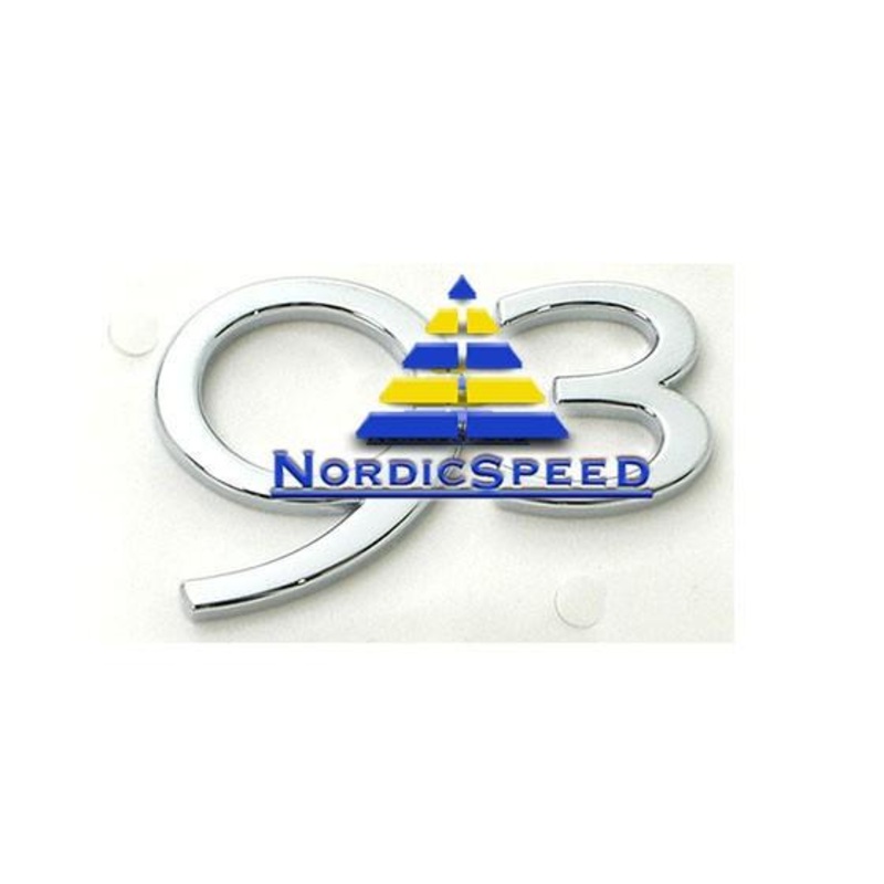 Rear Emblem 9-3 Sport Combi OEM SAAB