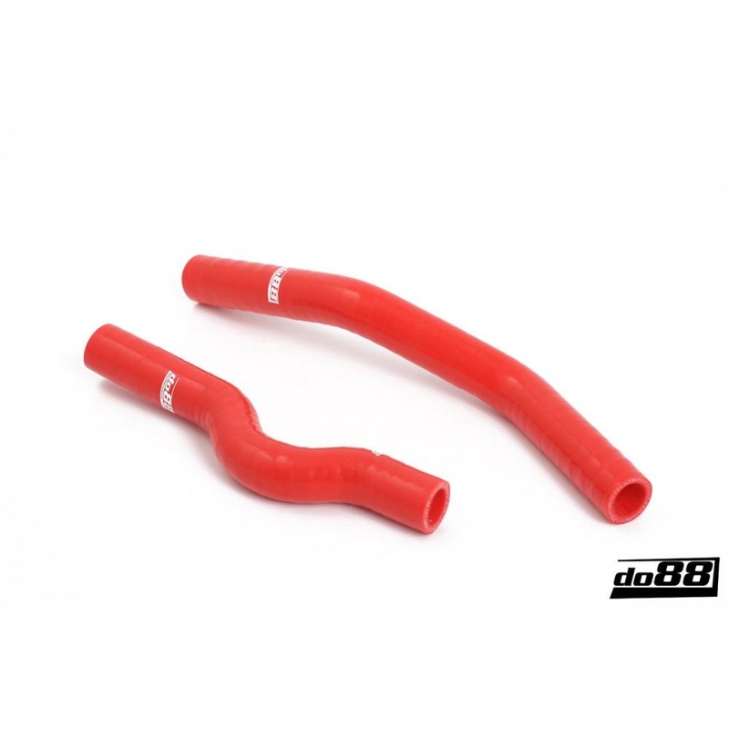 SAAB 9-3 2.0T 2007- Coolant hoses oil cooler Red