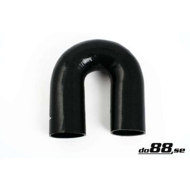 Silicone Hose Black 180 degree 2,875” (73mm)