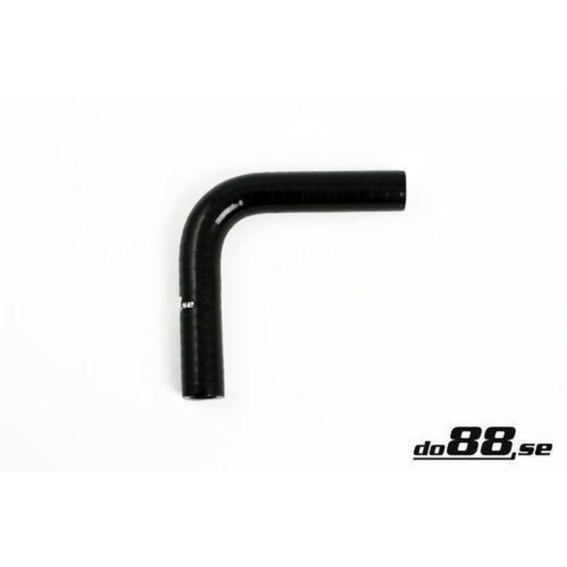 Silicone Hose Black 90 degree 0,25” (6.5mm)
