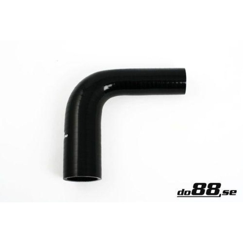 Silicone Hose Black 90 degree 1,375 – 1,75” (35-45mm)