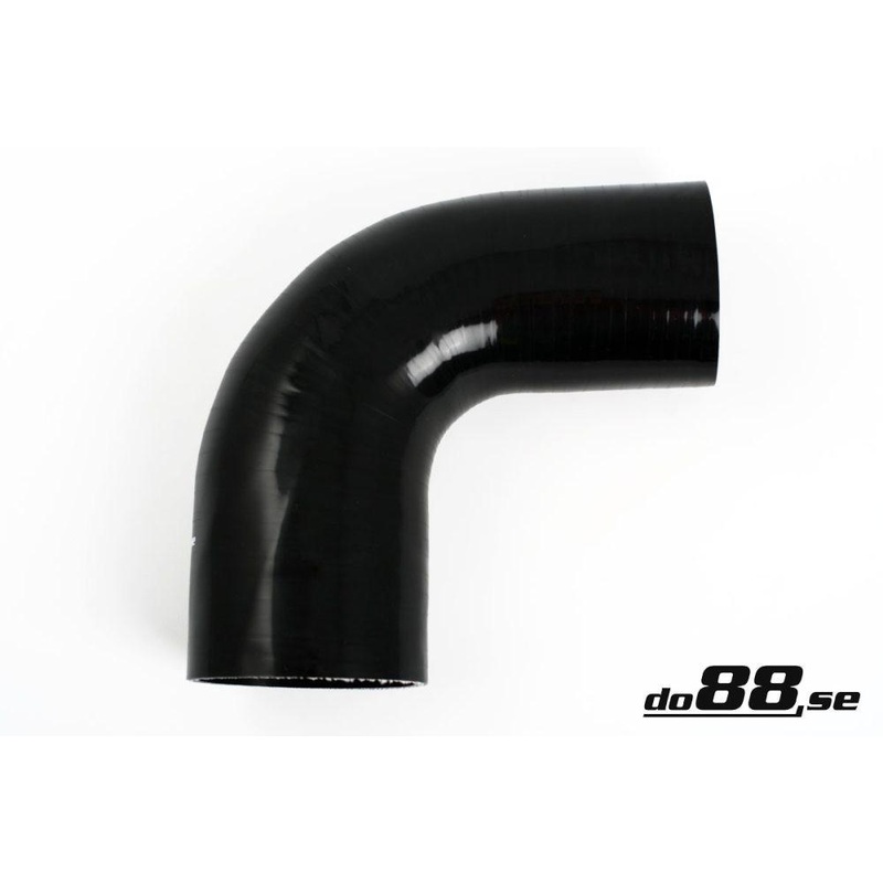 Silicone Hose Black 90 degree 3,125 – 3,5” (80-89mm)